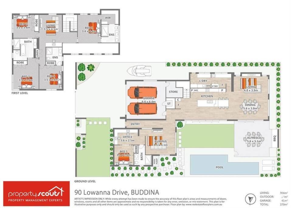 Beachside Buddina Luxury Family House 5 Bedrooms Bagian luar foto